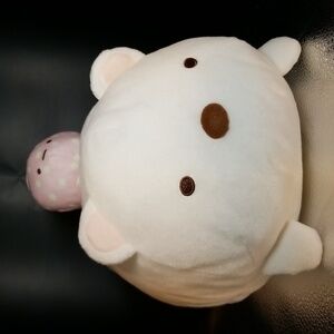 SUMIKKOGURASHI San-X Original Mochi Cushion Soft Pillow Plush (Shirokuma)